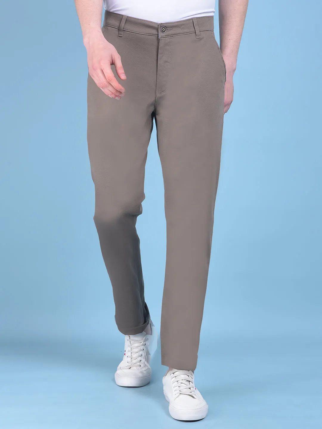 Brown Chinos Trousers