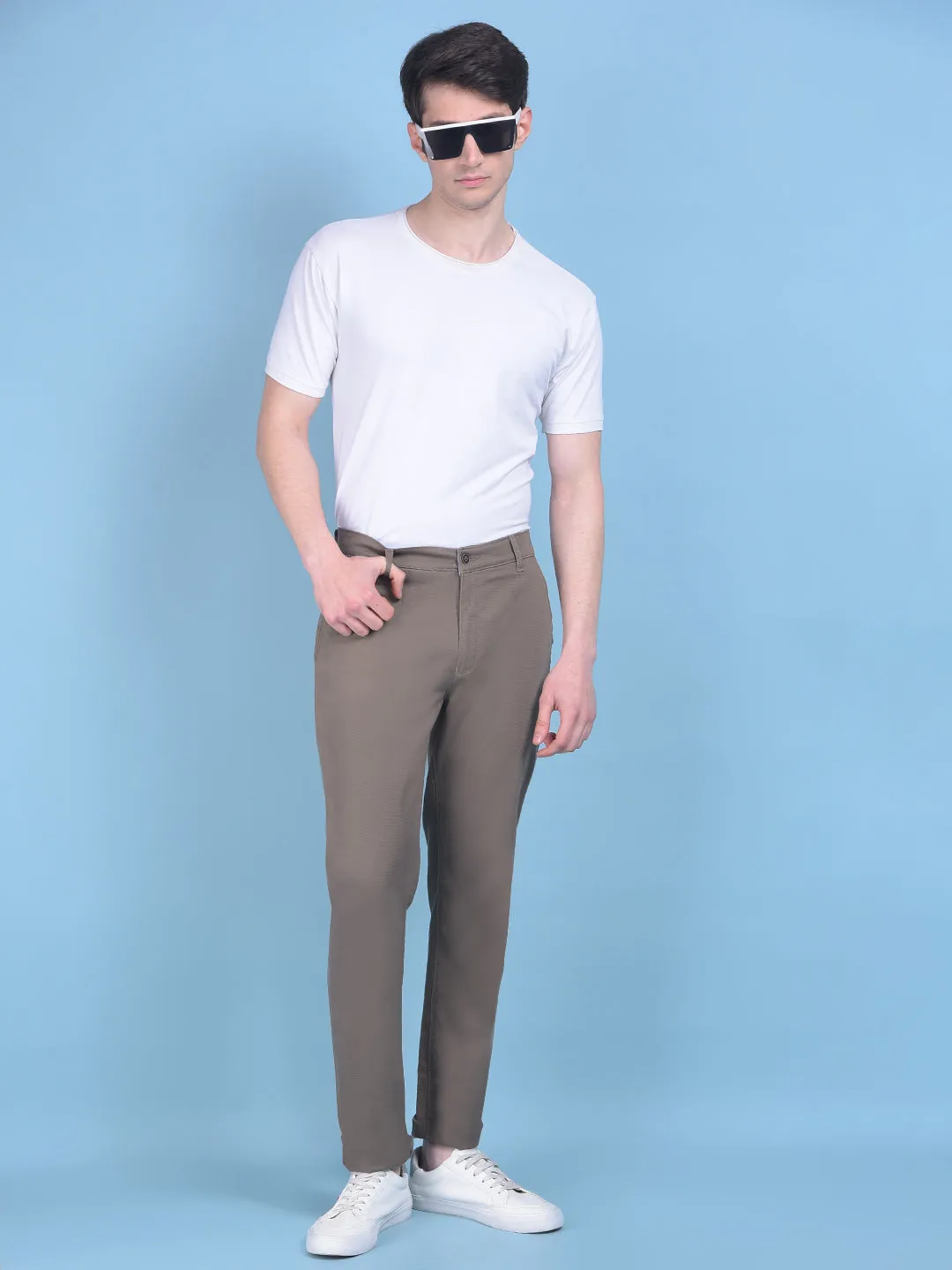 Brown Chinos Trousers