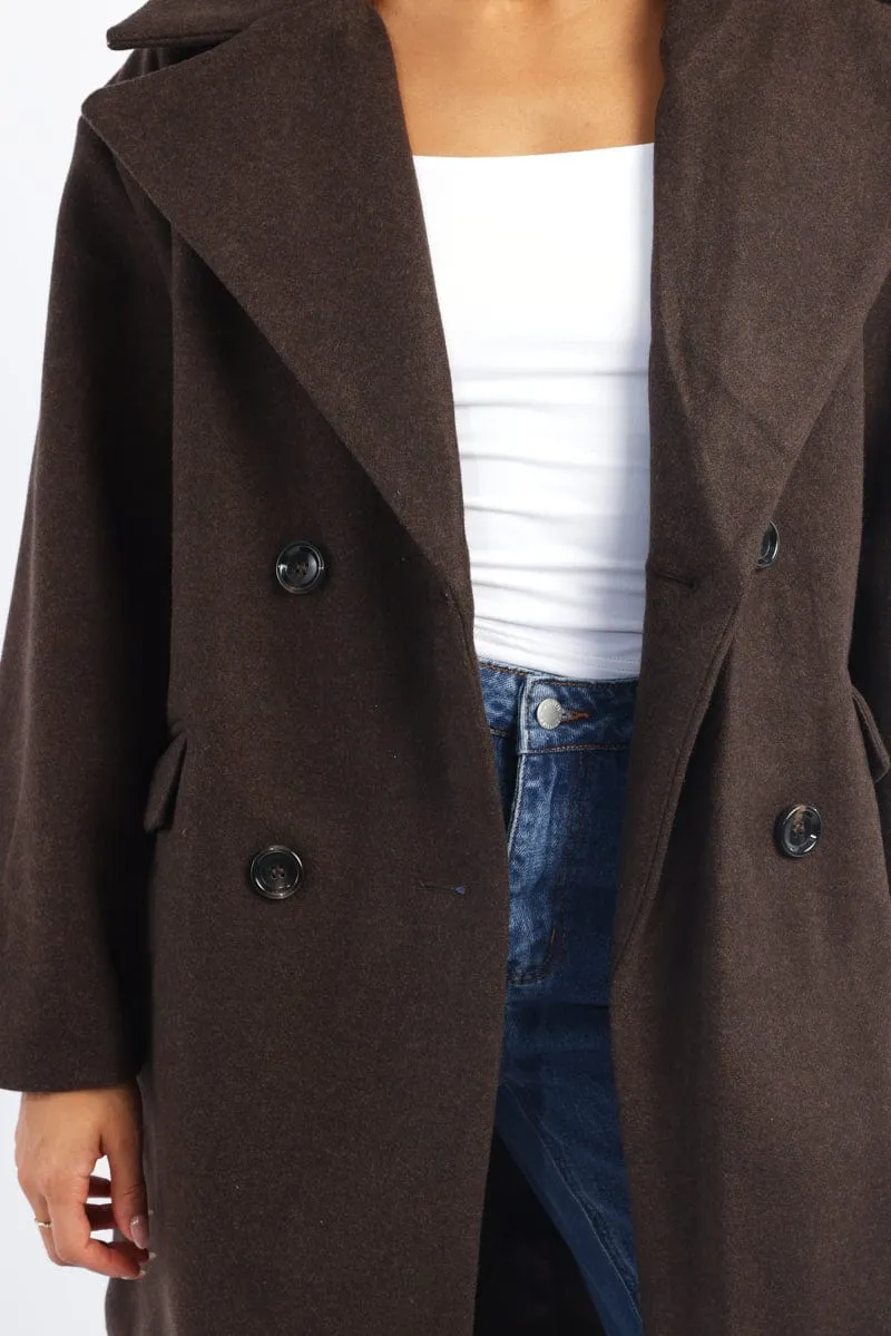 Brown Coat Jersey Hood Insert
