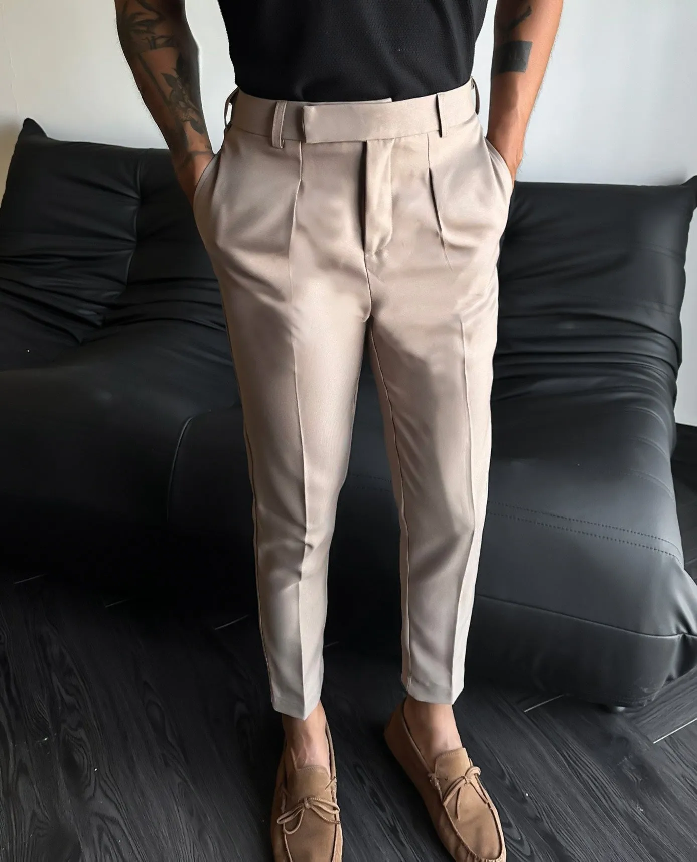 BROWN STRAP II TROUSERS