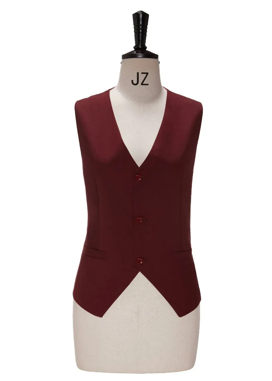 Business 3 Pieces Flat Peak Lapel Women Suit