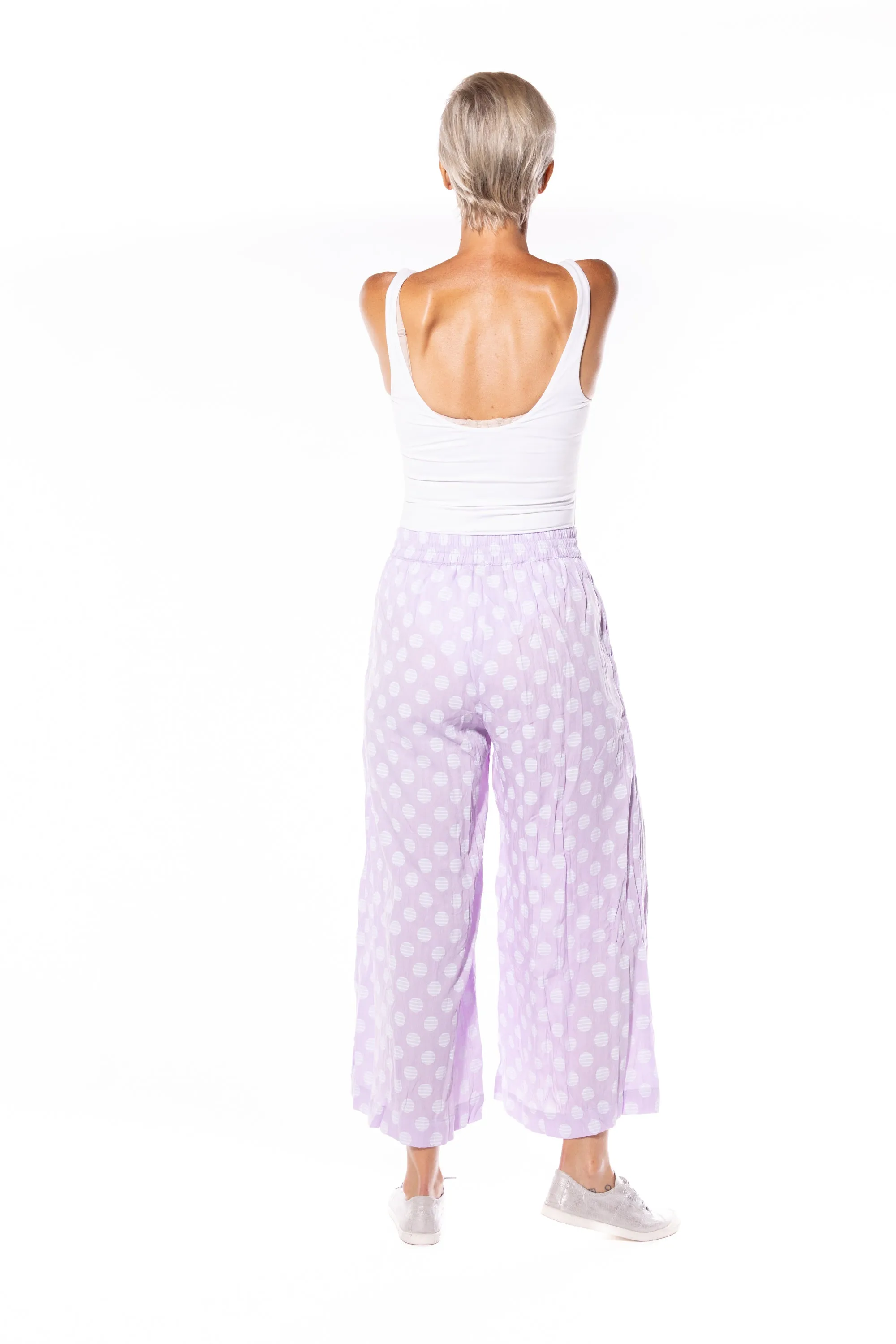 Cafe Latte Spot Pants Lilac CLM451