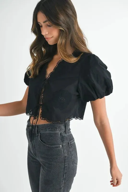 CALLIE BUBBLE CROP
