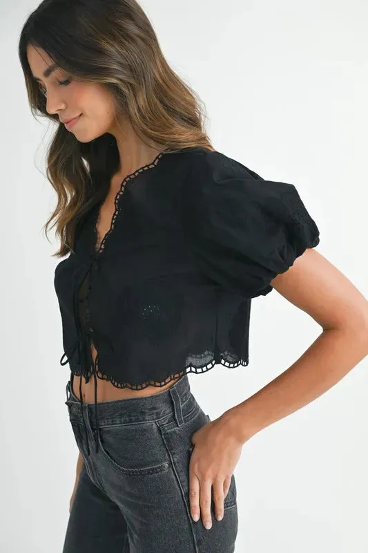 CALLIE BUBBLE CROP