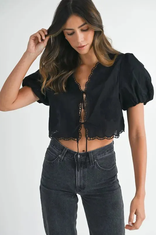 CALLIE BUBBLE CROP