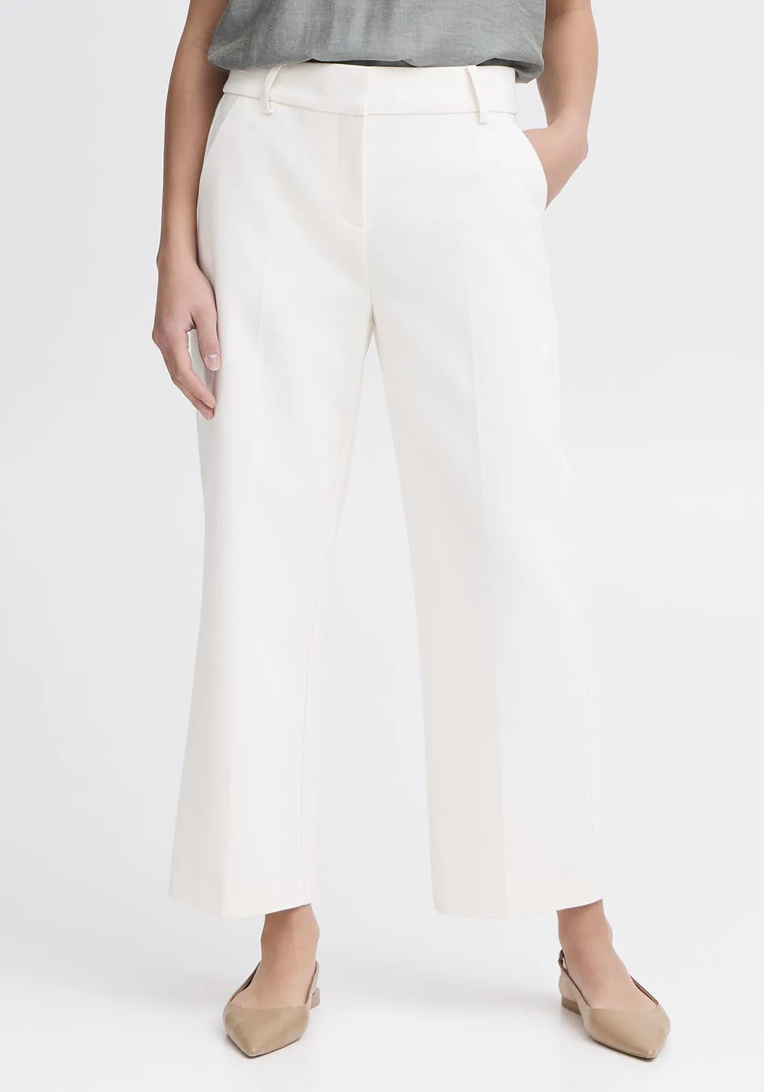 Casual Trousers - White