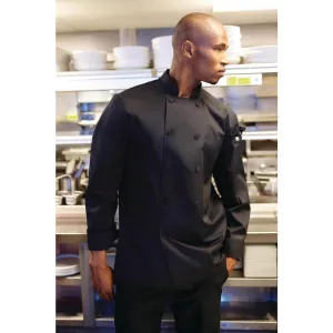 Chef Works Calgary Cool Vent Unisex Chef Jacket Black XL