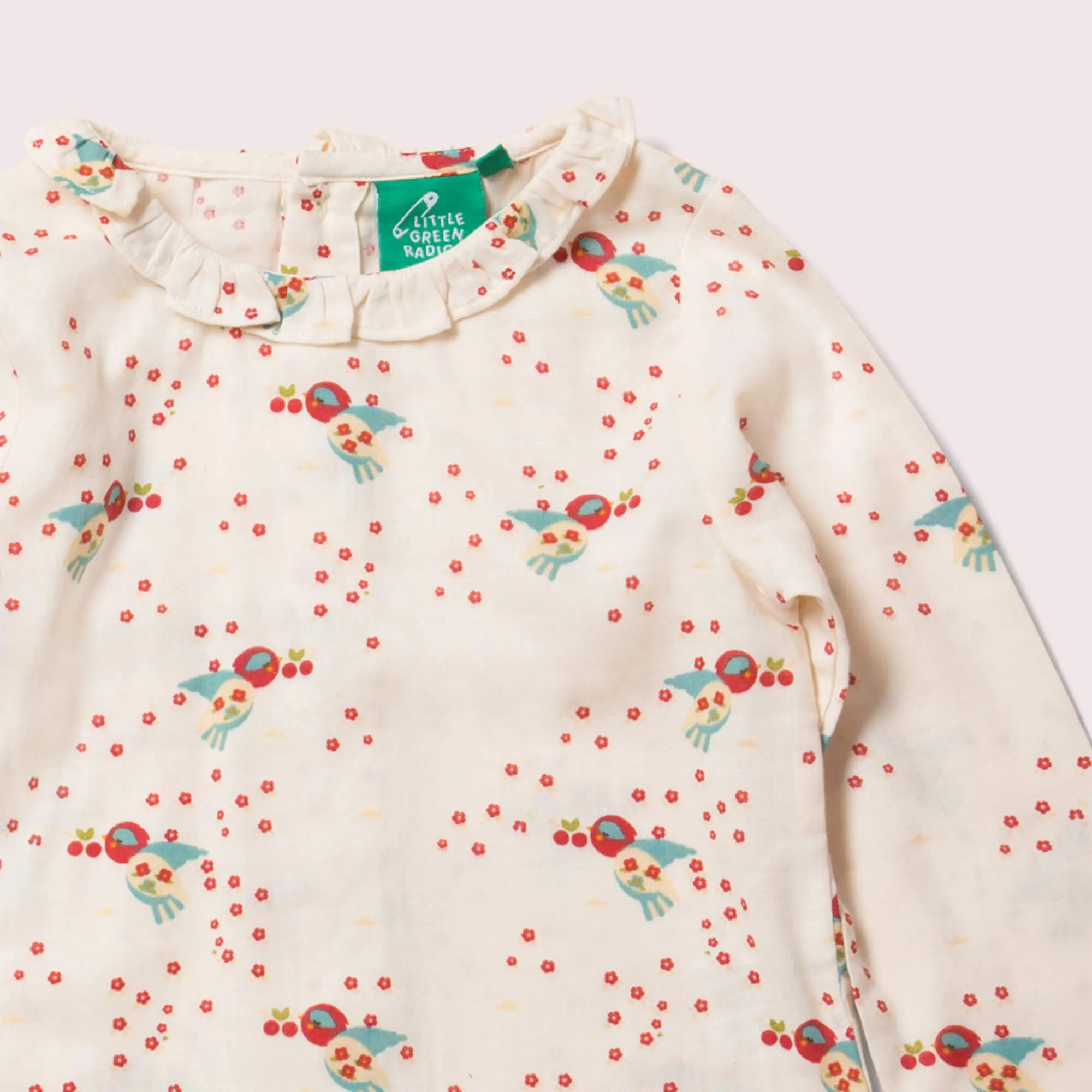 Cherry Blossom Peter Pan Collar Blouse