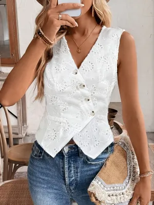 Clara ™ | French-Inspired Button Vest