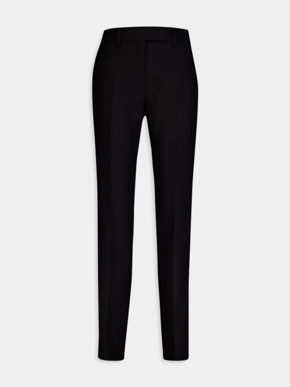 Classic Wool Straight-Leg Pants