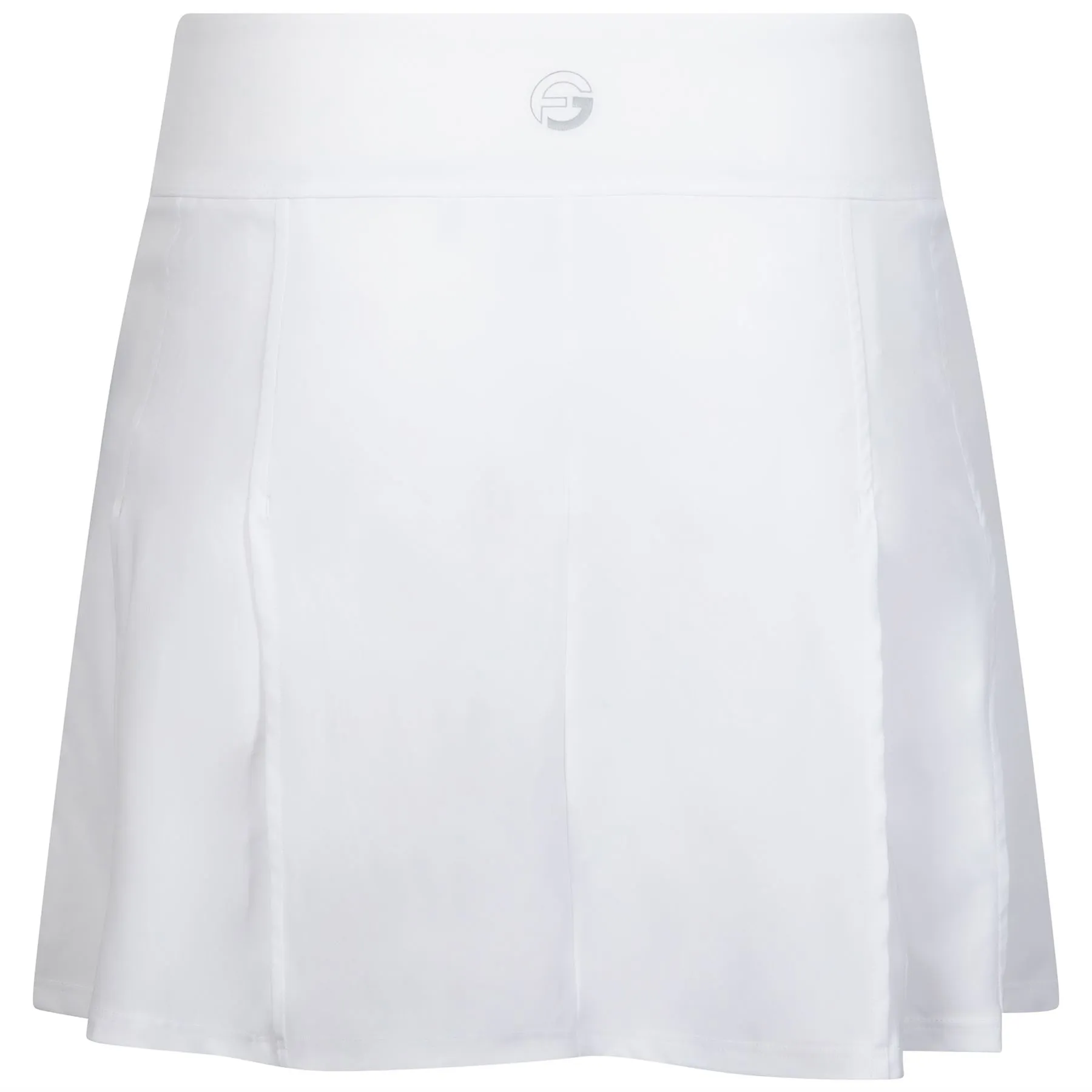 Clubhouse Pleated Skirt White/Navy