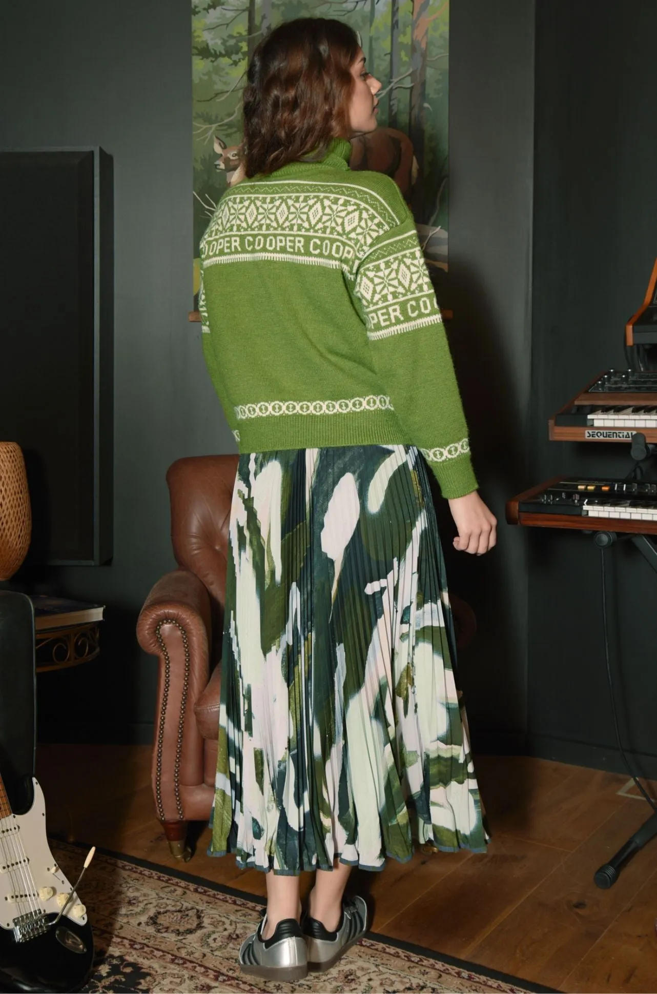 Cooper - Painted Heart Pleat Dreams Skirt
