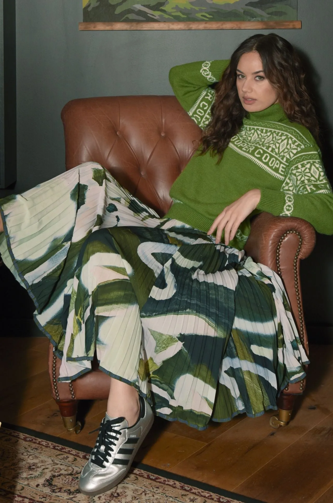 Cooper - Painted Heart Pleat Dreams Skirt