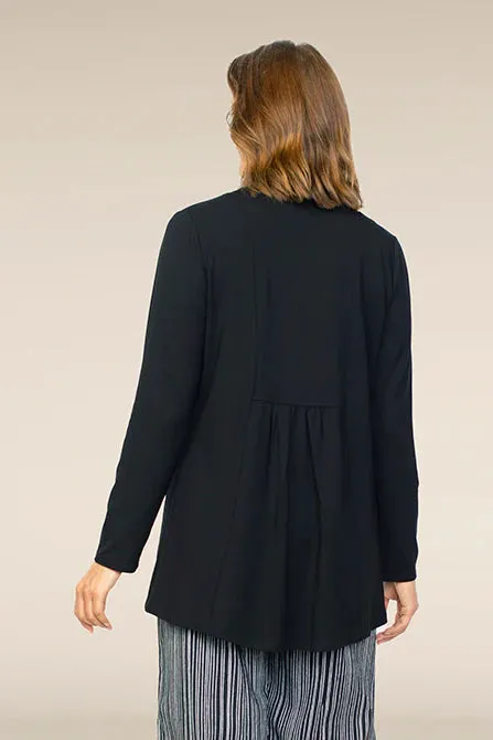 Core Travel Solid Long Open Front Jacket