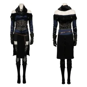 Cosplay Costume - Game Wizard Women's Top and Skirt Outfits, Halloween Party Clothes for Ladies, Role Play