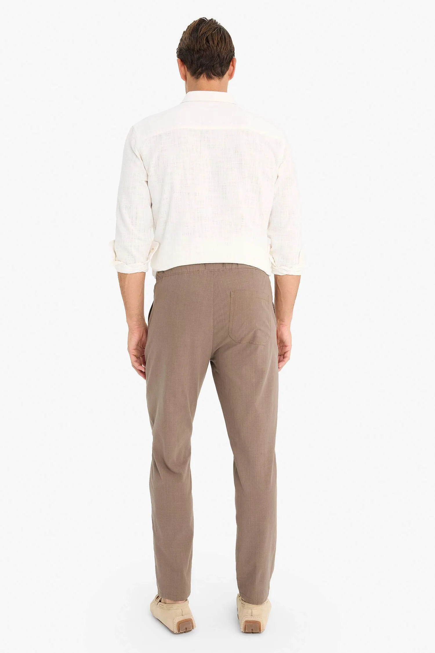 Cotton Skinny Leg Elastic Waist Summer Joggers