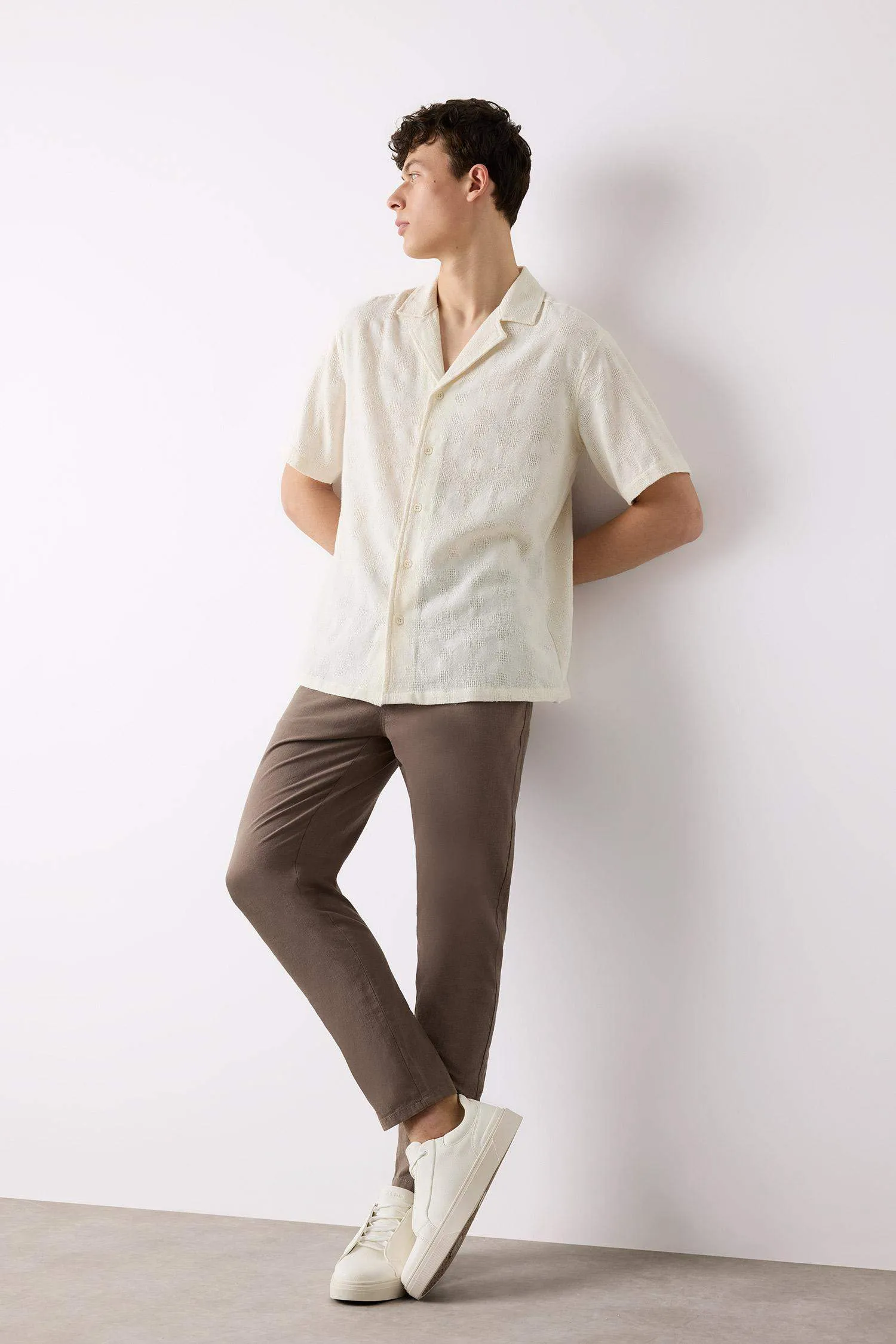 Cotton Skinny Leg Elastic Waist Summer Joggers