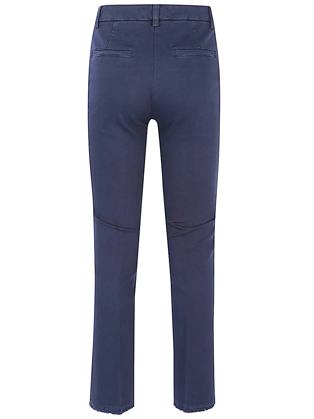 Cotton straight-leg trousers