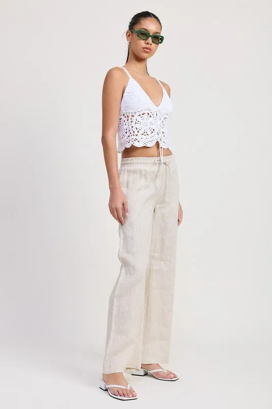 CROCHET  LACE TOP