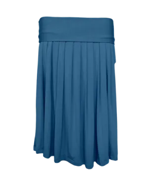 dance pleated midi skirt / primary colors