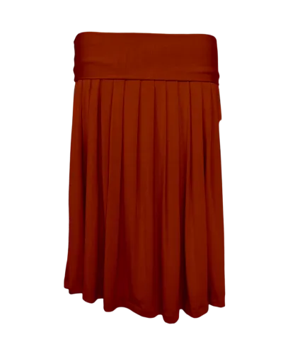 dance pleated midi skirt / primary colors