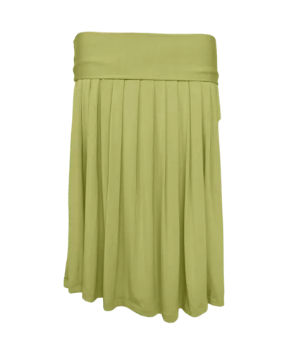 dance pleated midi skirt / primary colors