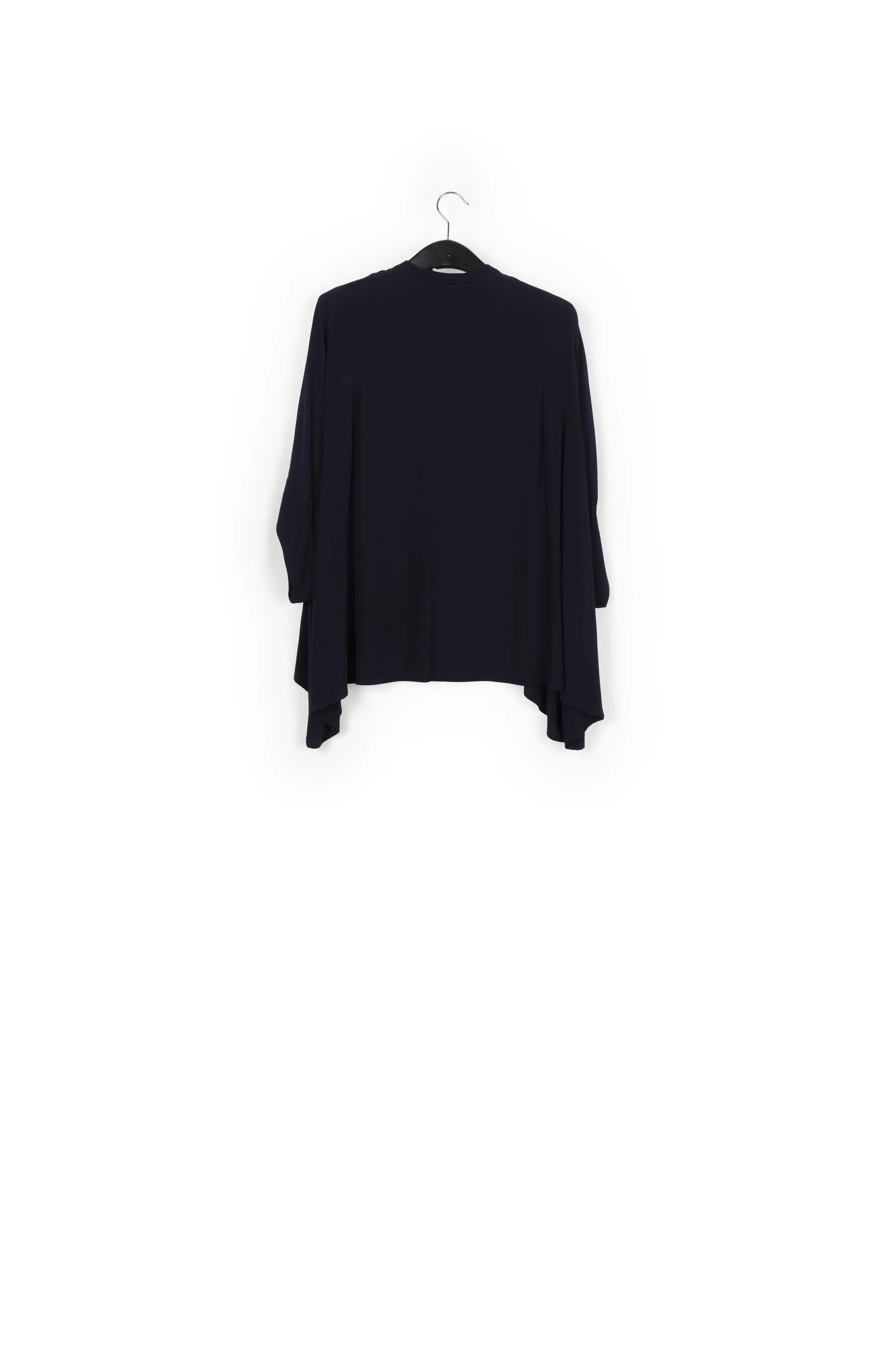 Dark blue oversized top