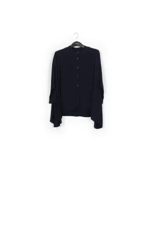 Dark blue oversized top