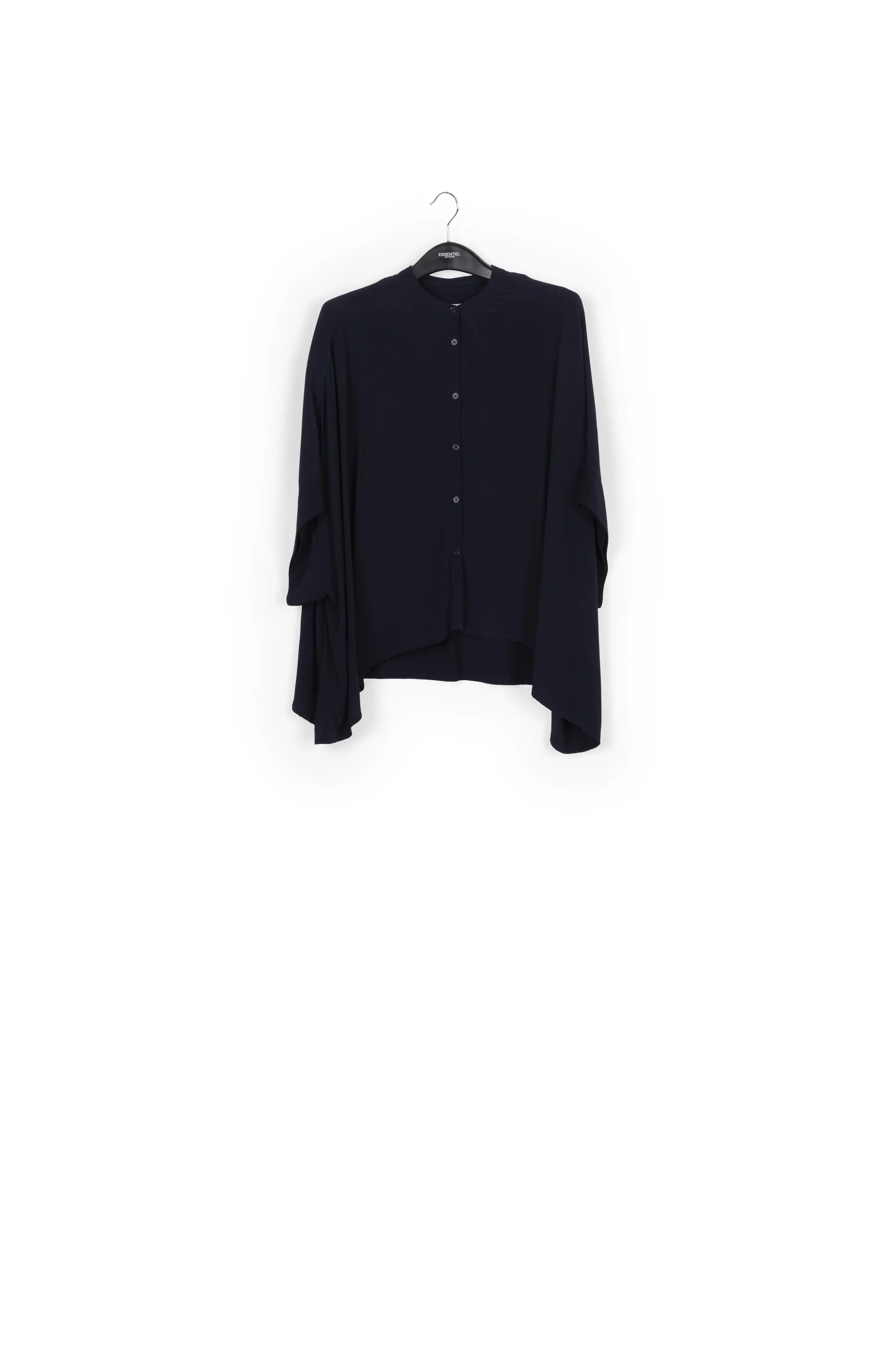 Dark blue oversized top