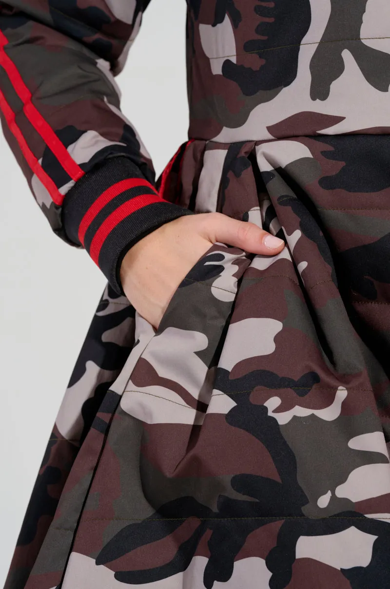 DECKER PEPLUM PUFFER