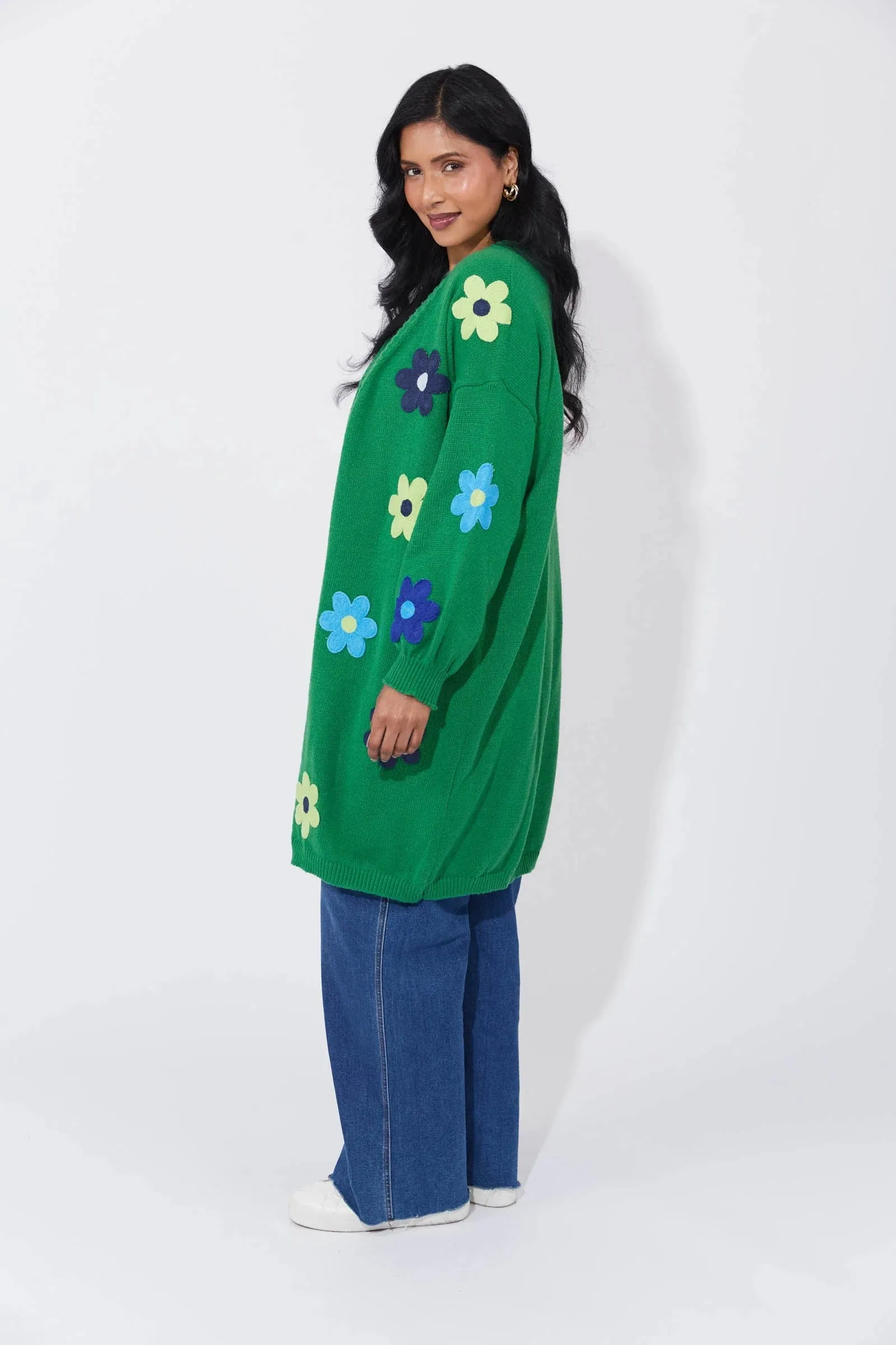 Delphi Cardigan Blue/Oasis