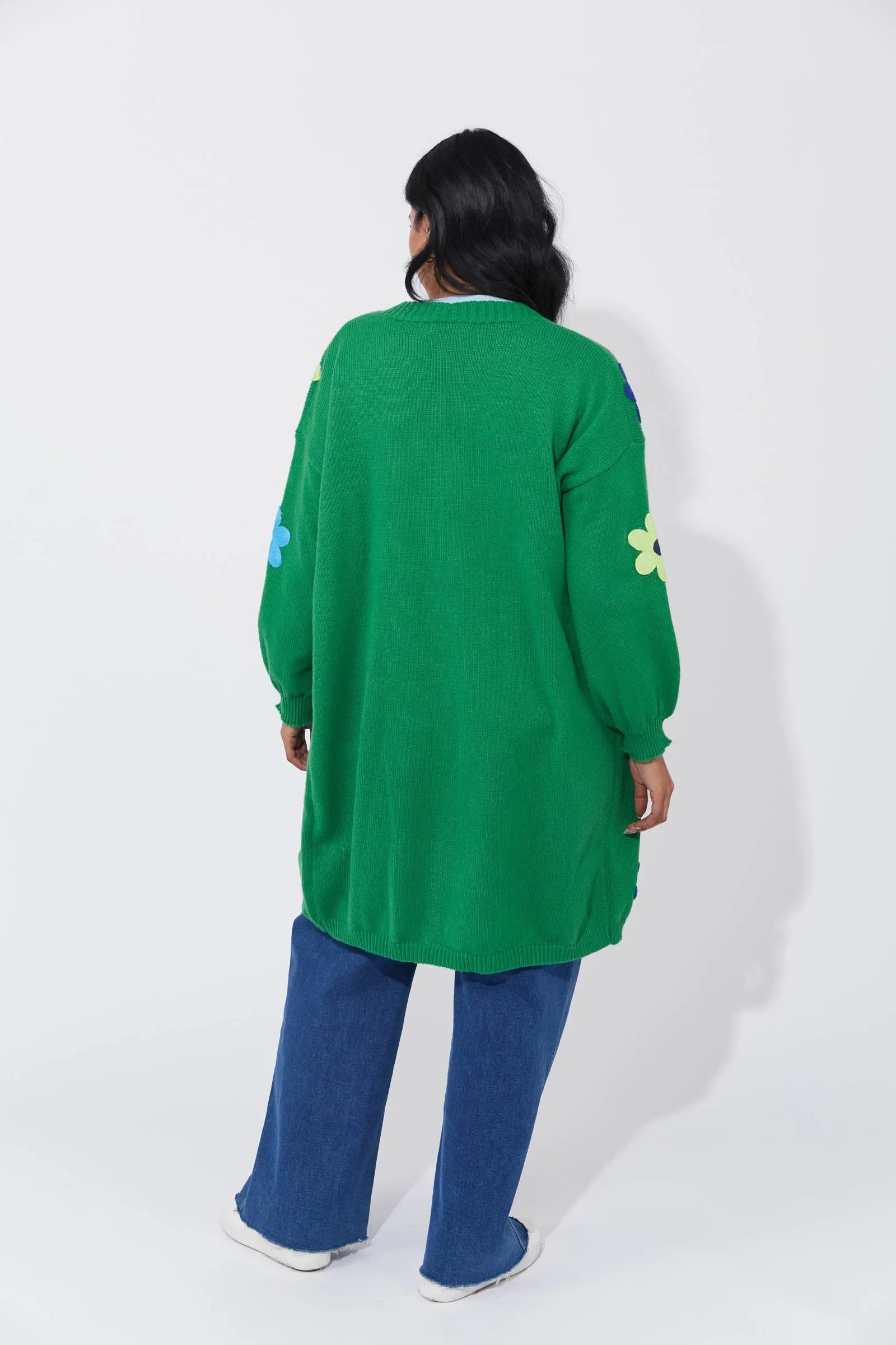 Delphi Cardigan Blue/Oasis