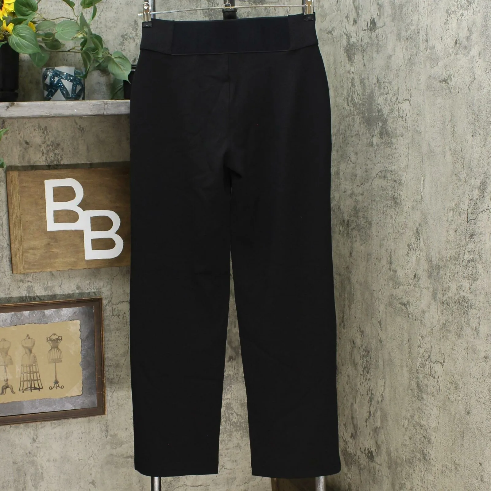 DG2 by Diane Gilman Women's Wrinkle Resistant Stretch Crepe Pull On Trousers