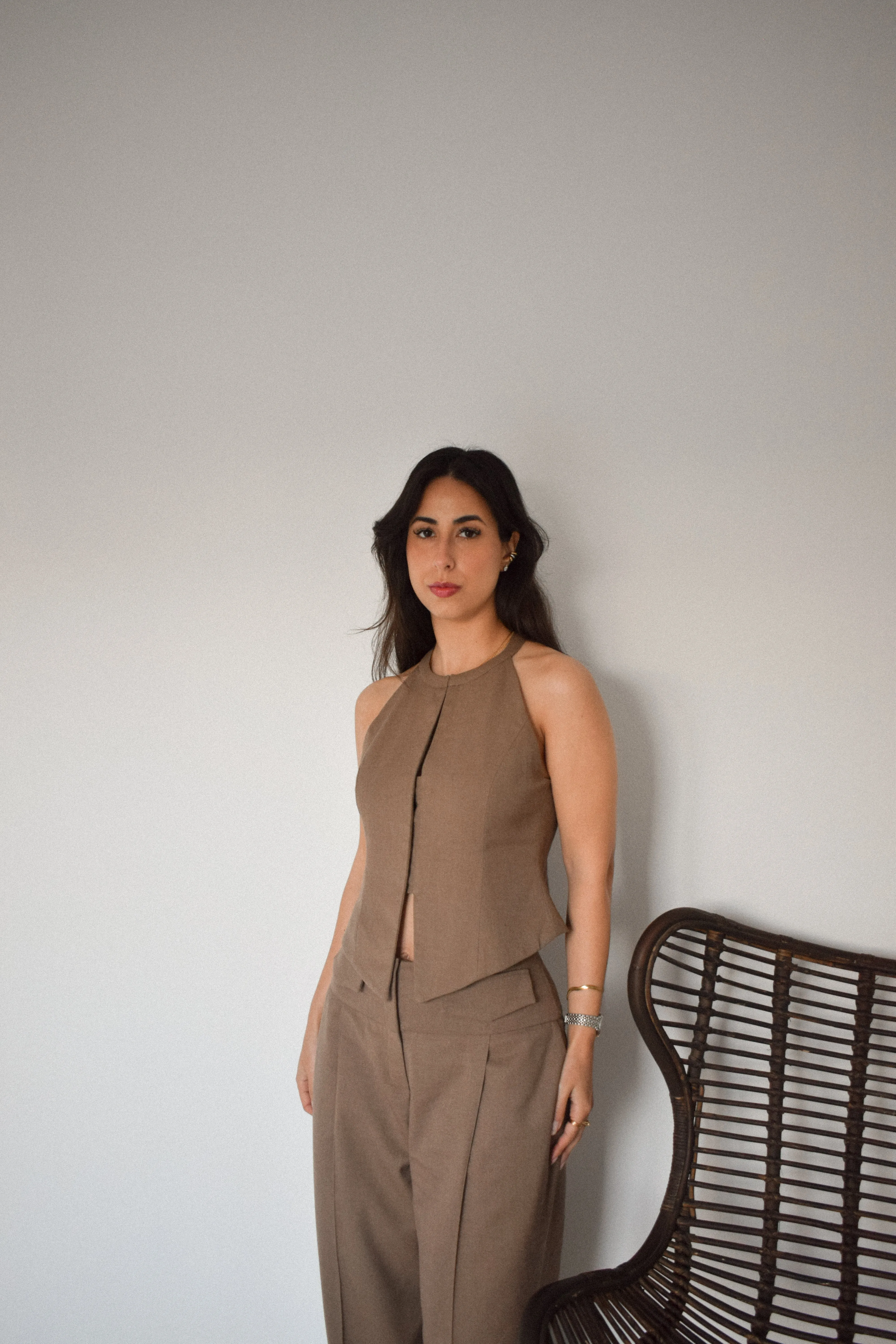 DUNE TROUSERS - MOCHA