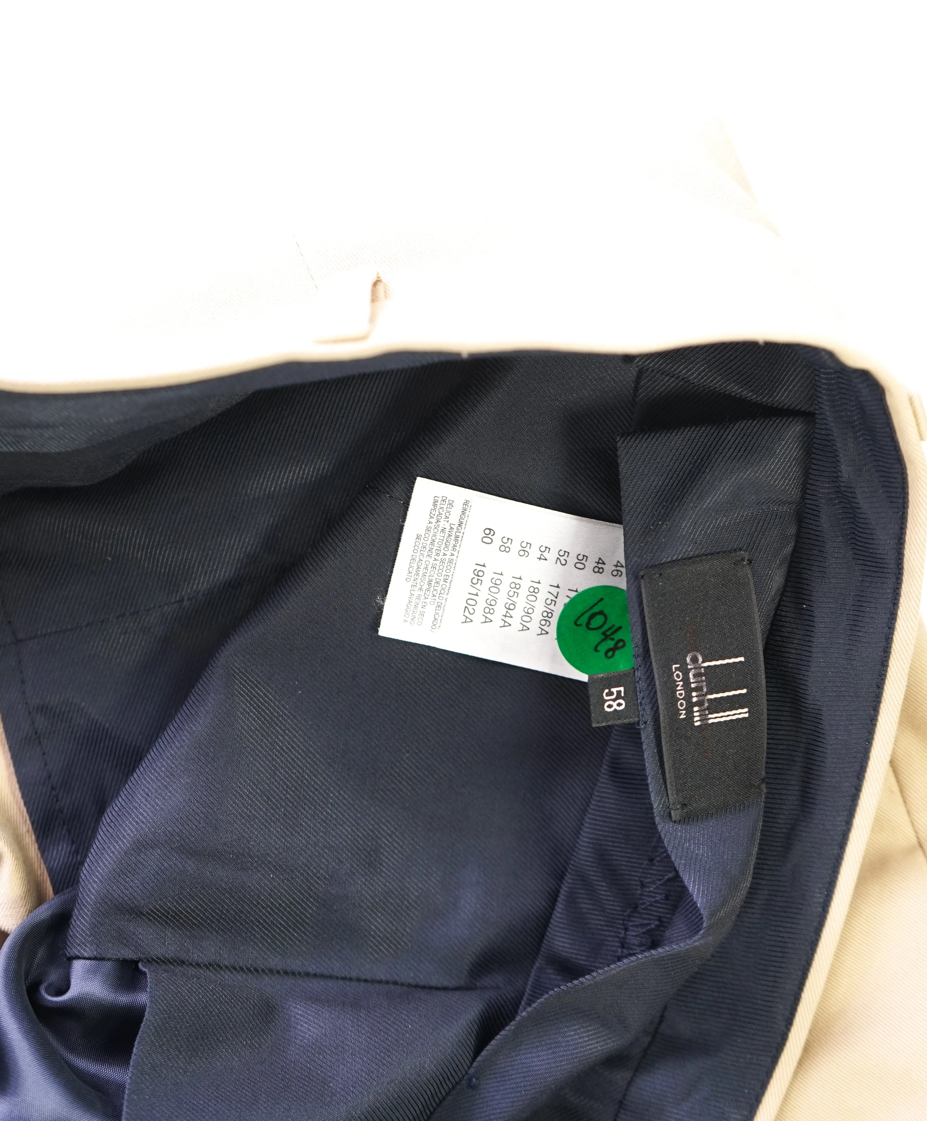 DUNHILL - BY ZEGNA/TOM FORD Premium MOP Buttons Cotton Pants - 40W (58EU)