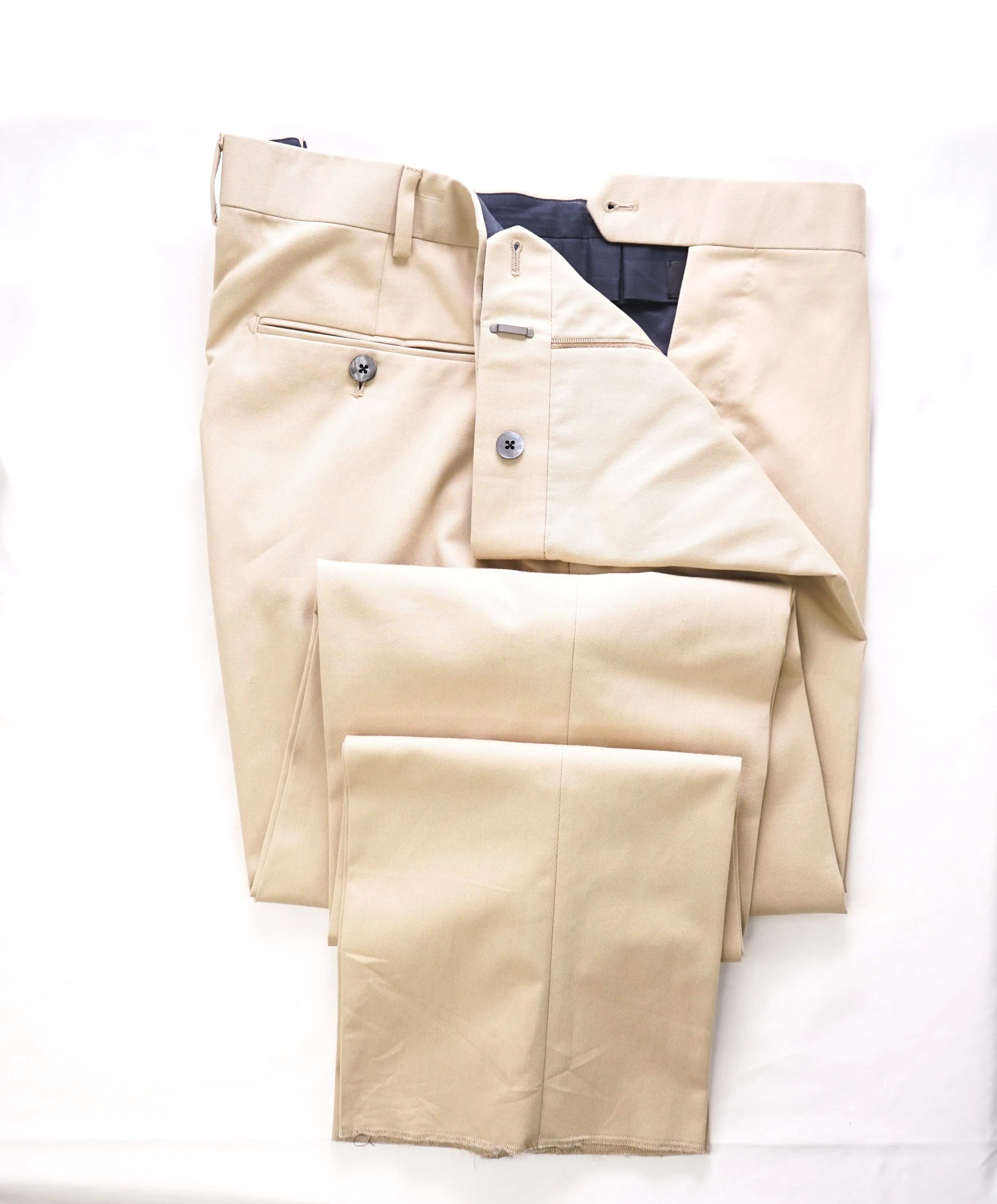 DUNHILL - BY ZEGNA/TOM FORD Premium MOP Buttons Cotton Pants - 40W (58EU)