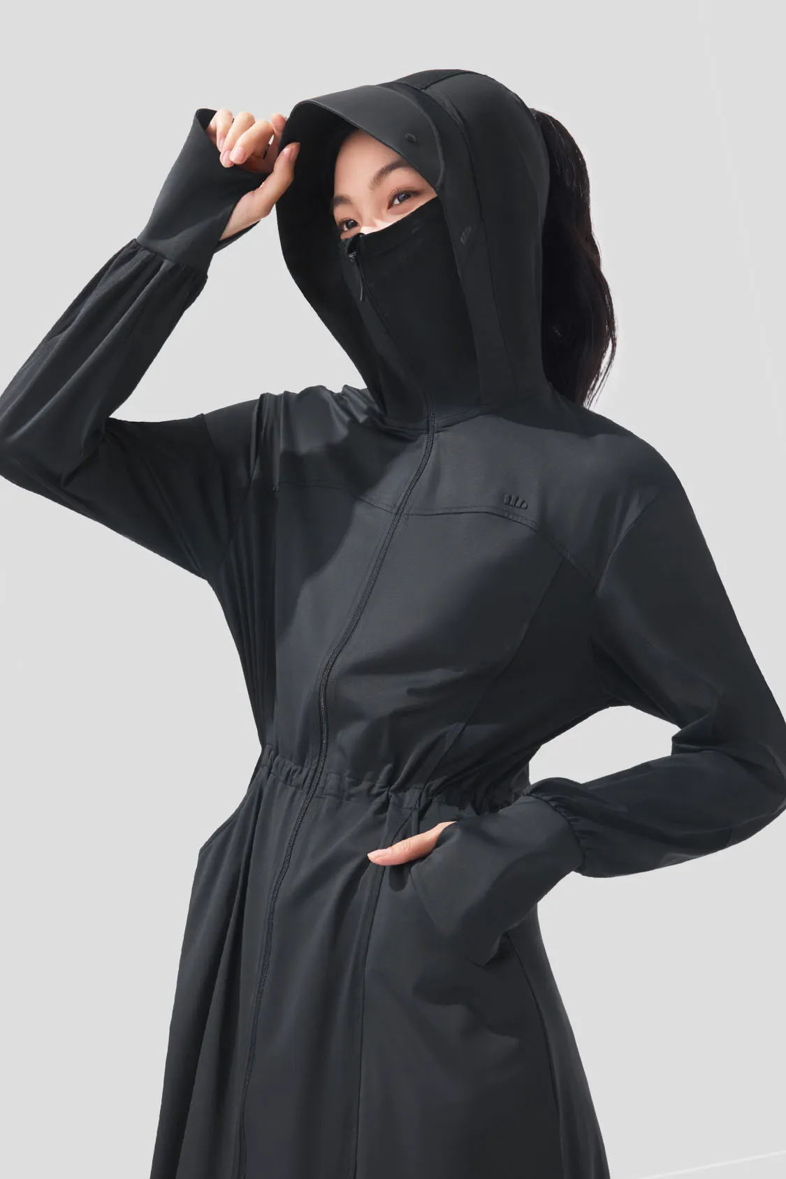 Ease - Women's Full Protection Loose Long Sun Jacket UPF2000  AL824