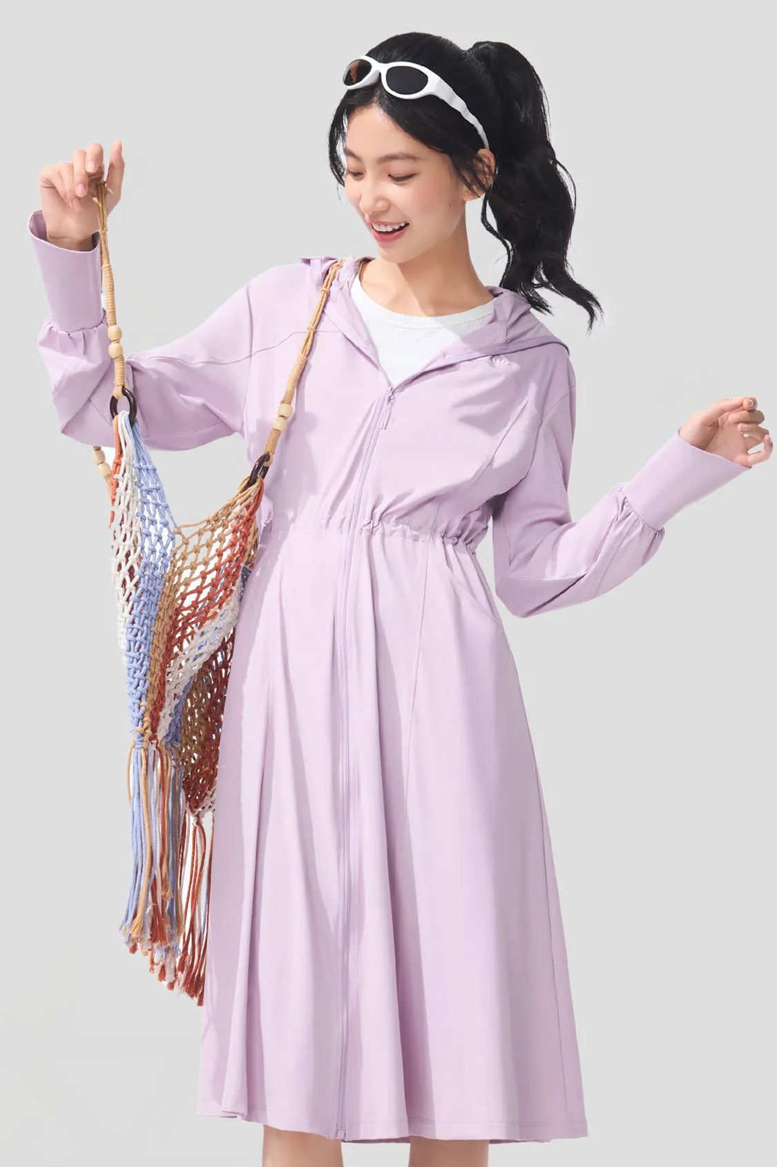 Ease - Women's Full Protection Loose Long Sun Jacket UPF2000  AL824