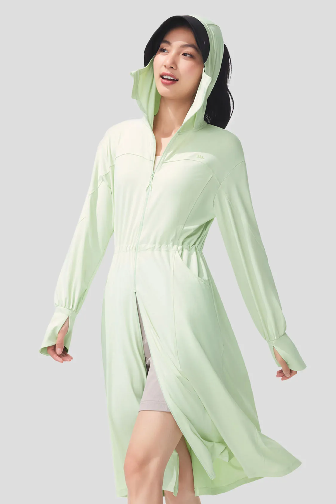 Ease - Women's Full Protection Loose Long Sun Jacket UPF2000  AL824