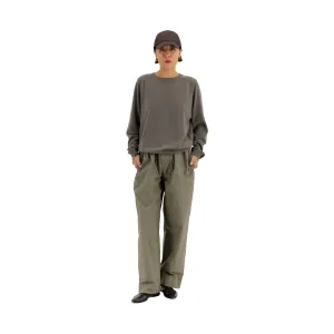 Ed Unlined Cotton Drawstring Trousers Weimaraner Grey
