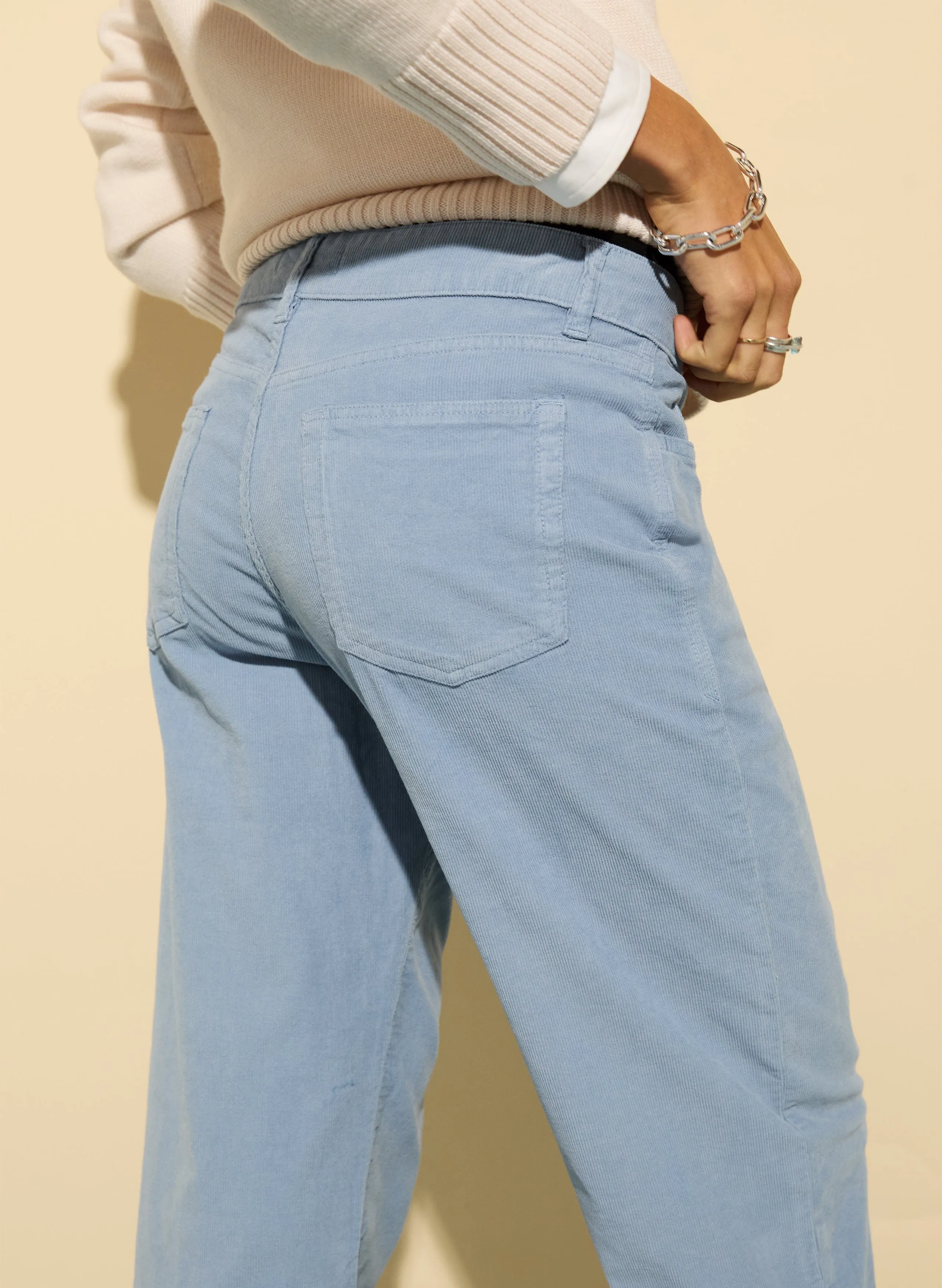 Eden Organic Cotton Trousers | Blue