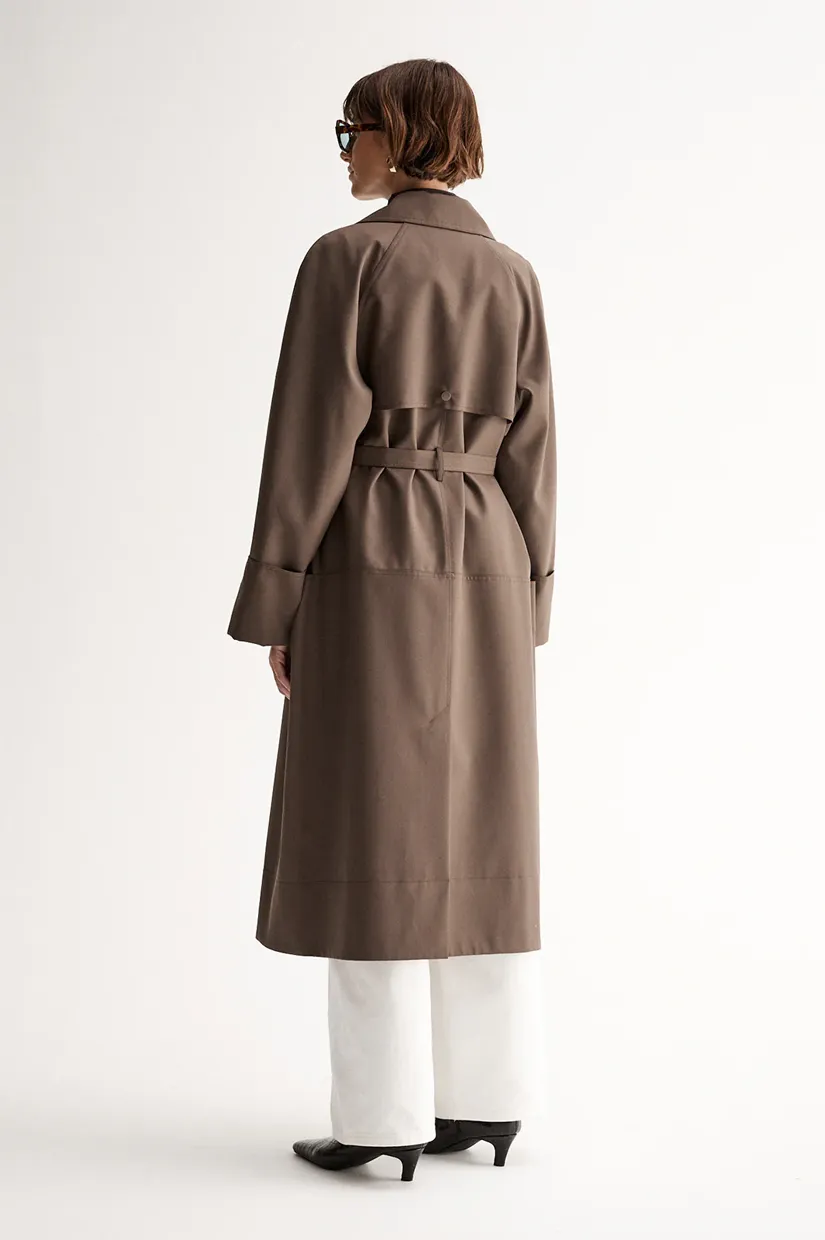 Elka Collective Mabel Coat - Cocoa