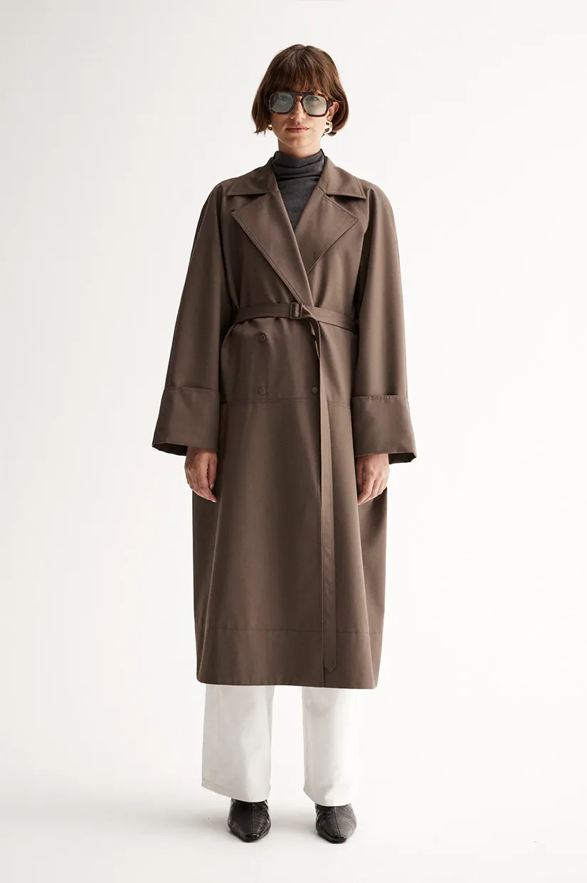 Elka Collective Mabel Coat - Cocoa