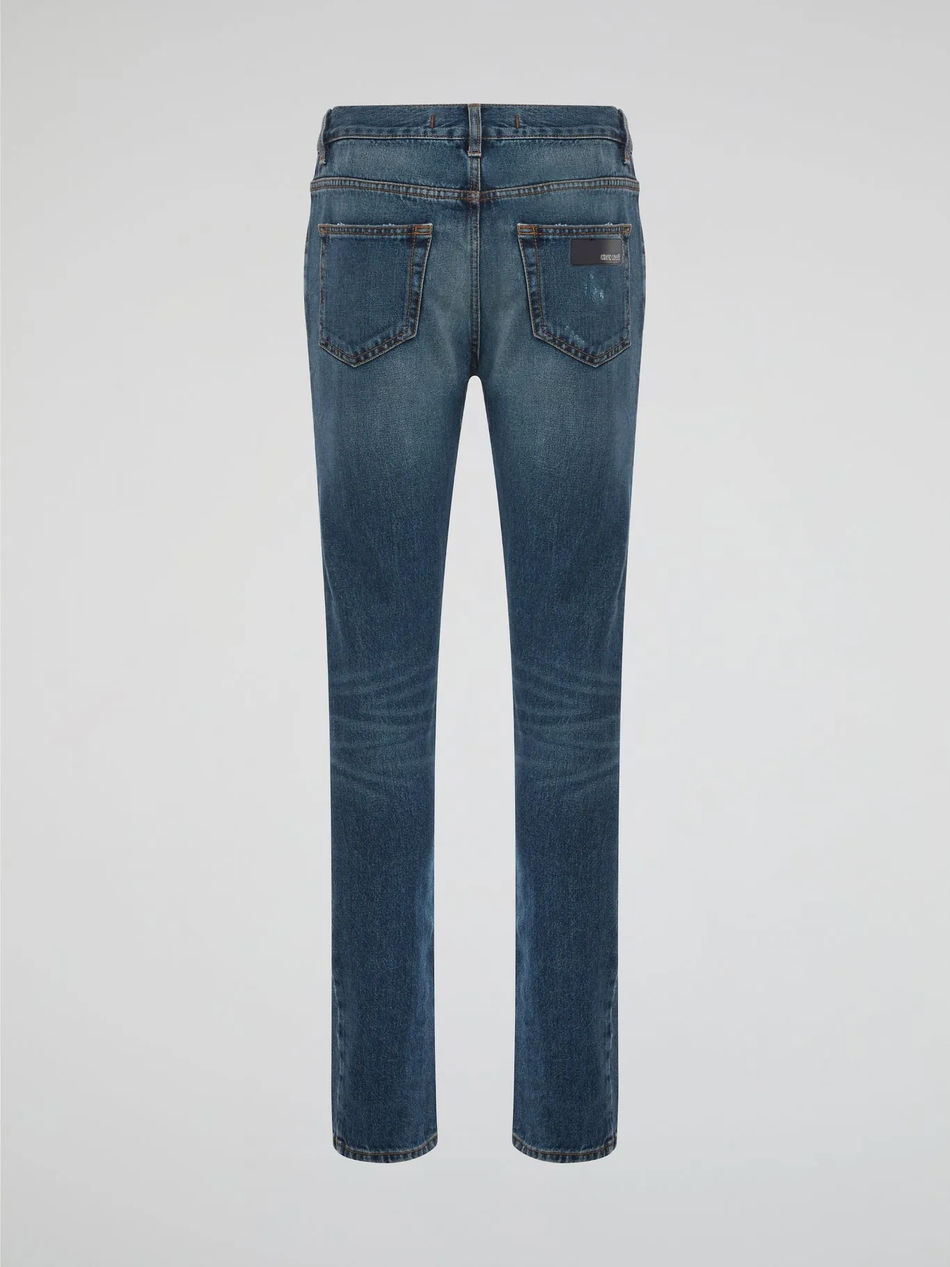Embroidered Skinny Jeans