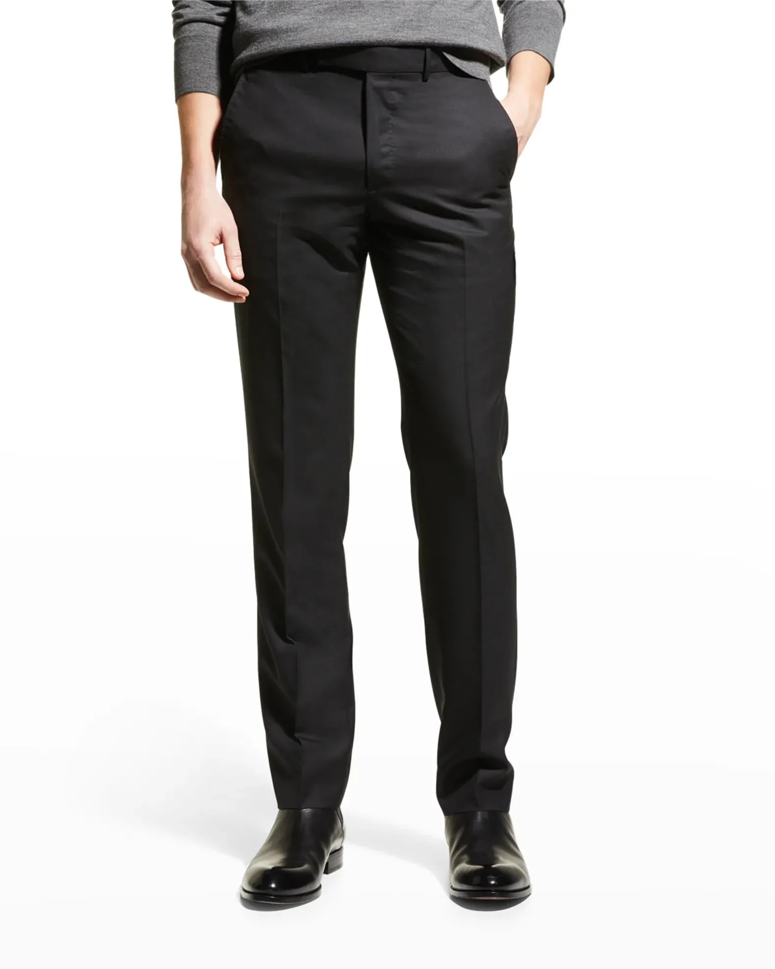 ERMENEGILDO ZEGNA - "15 MILMIL 15" Black Premium Dress Pants - 34W (50EU)