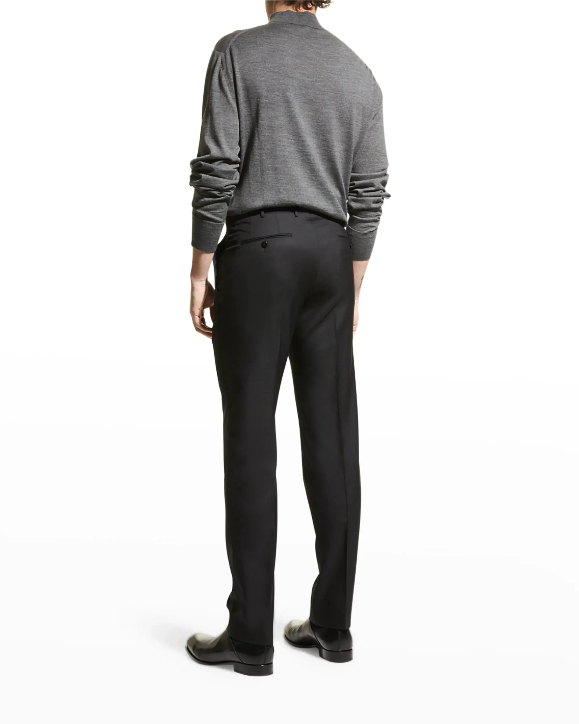 ERMENEGILDO ZEGNA - "15 MILMIL 15" Black Premium Dress Pants - 34W (50EU)
