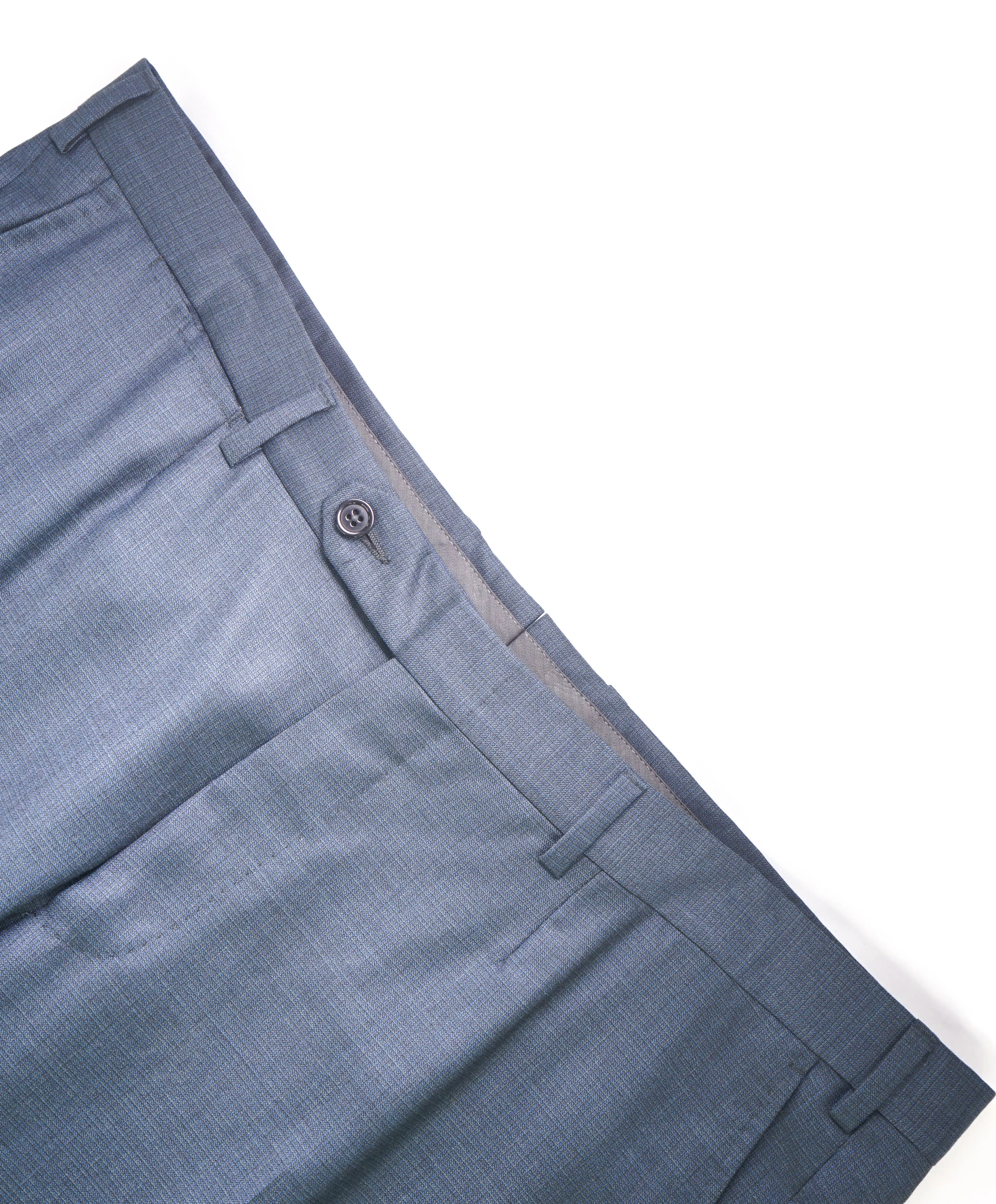 ERMENEGILDO ZEGNA - "322606 MILANO" Blue Check Dress Pants - 40W (58EU)