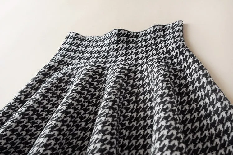 European and American Style Women Pleated Bust Skirts Lady Short Skirt Pettiskirt A-line Skirt