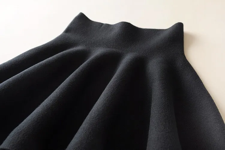 European and American Style Women Pleated Bust Skirts Lady Short Skirt Pettiskirt A-line Skirt