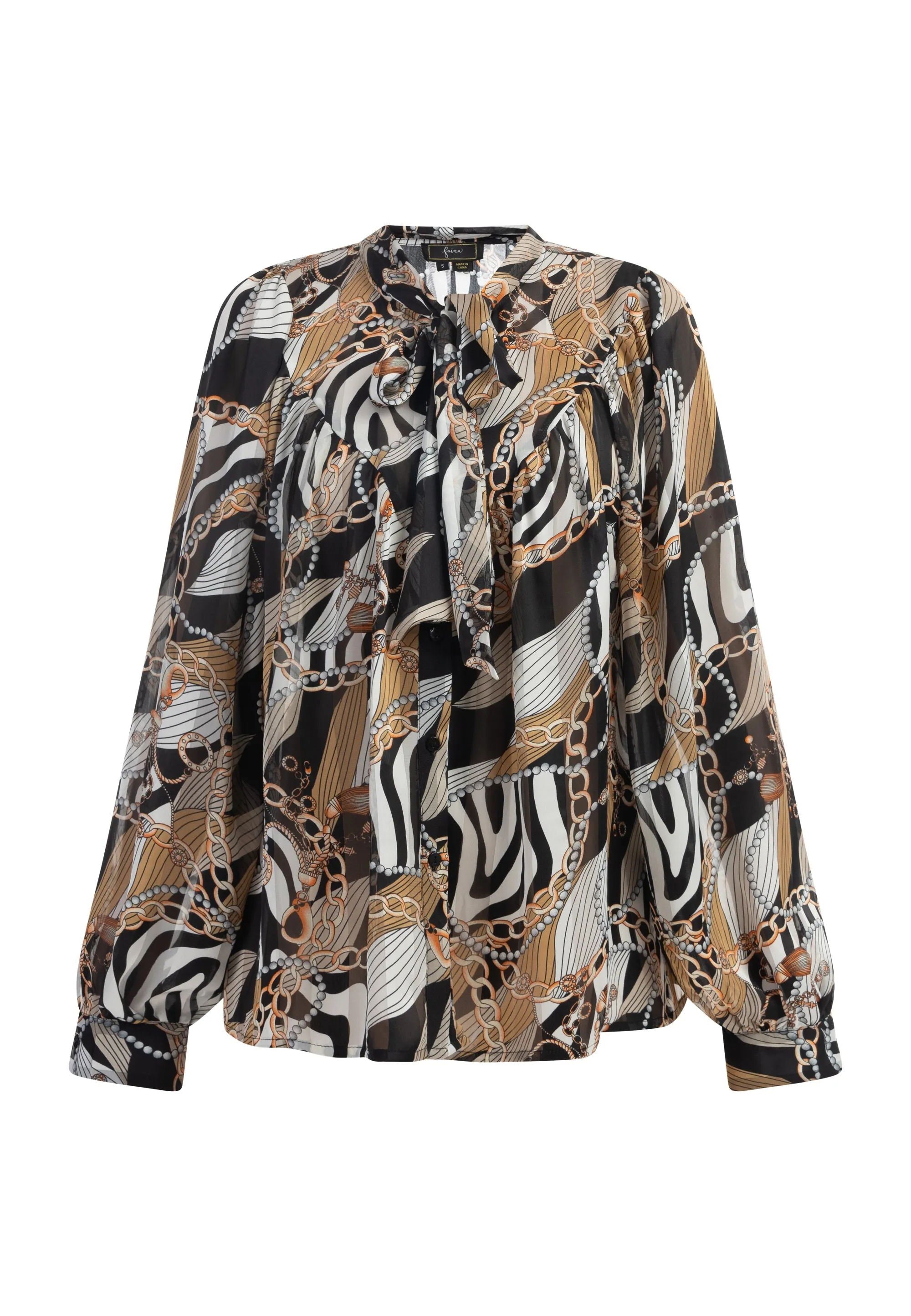 faina Women's Tie-Neck Blouse